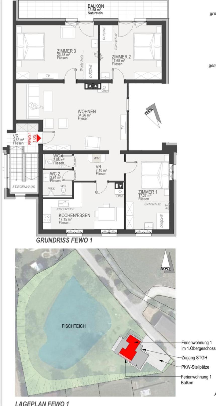 Haus Am Fischteich Apartman Feistritz ob Bleiburg Kültér fotó
